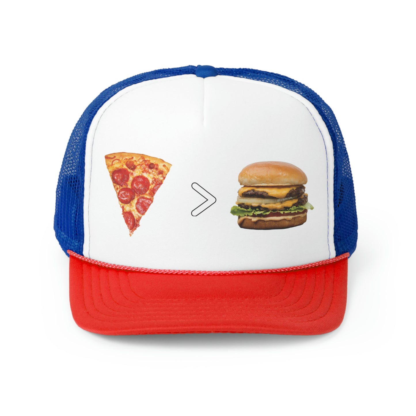 PIZZA GREATER THAN BURGER