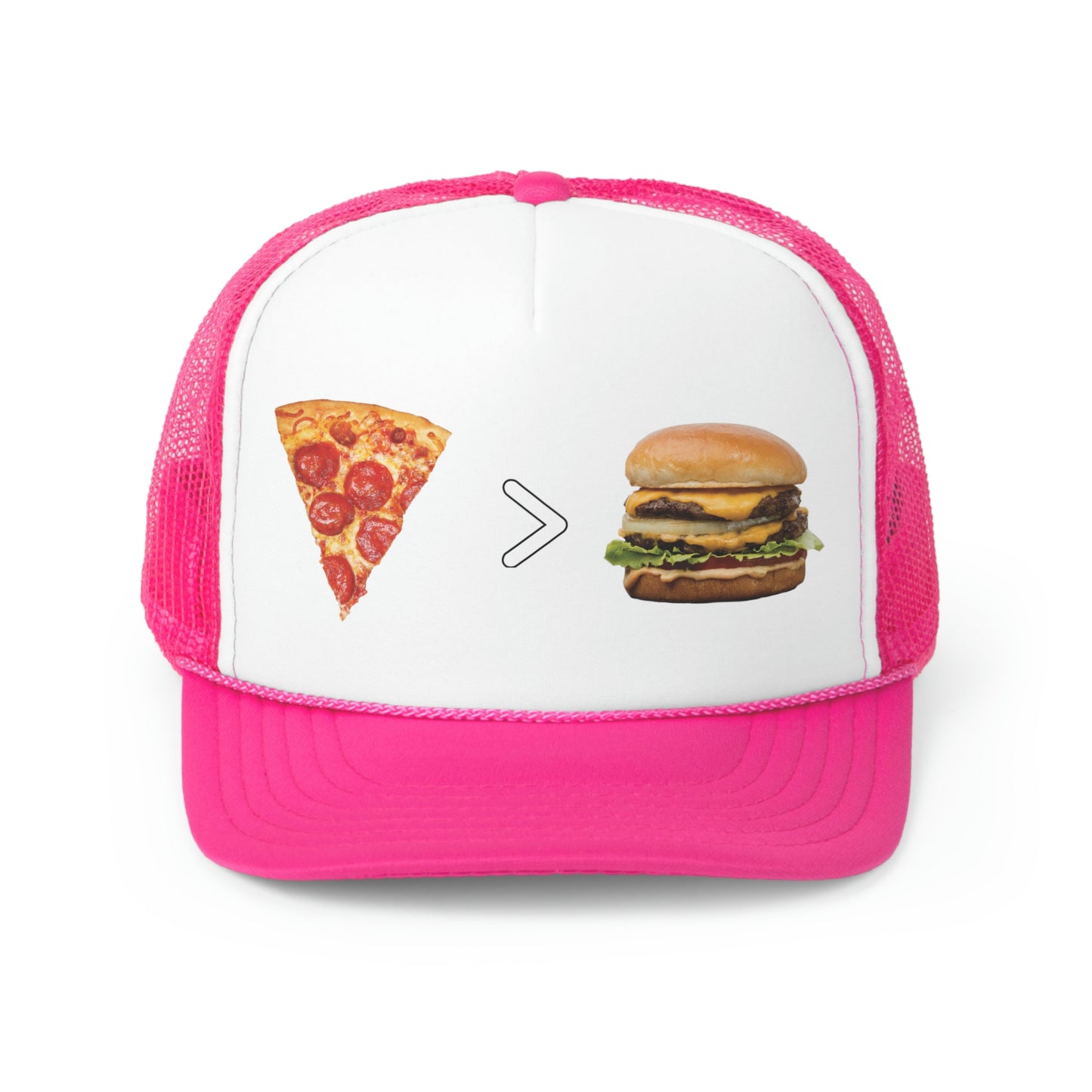 PIZZA GREATER THAN BURGER
