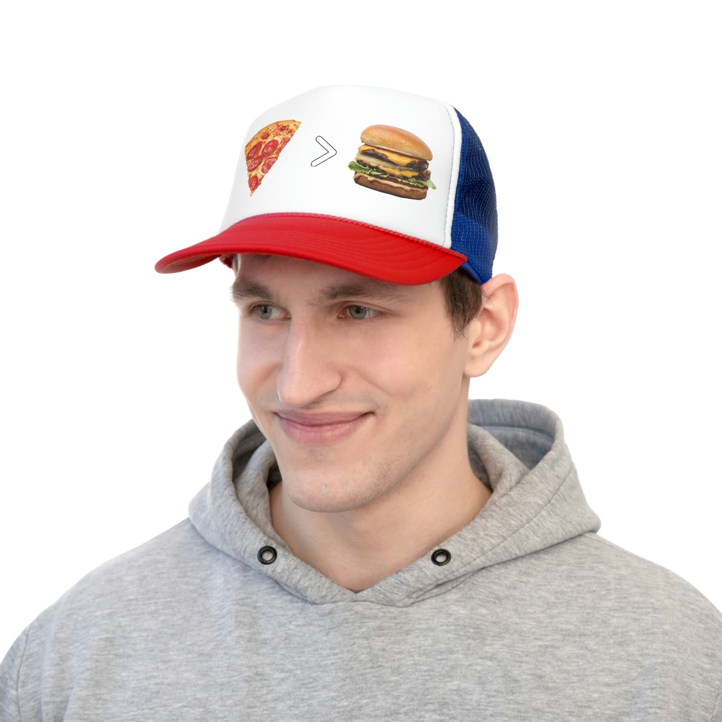 PIZZA GREATER THAN BURGER