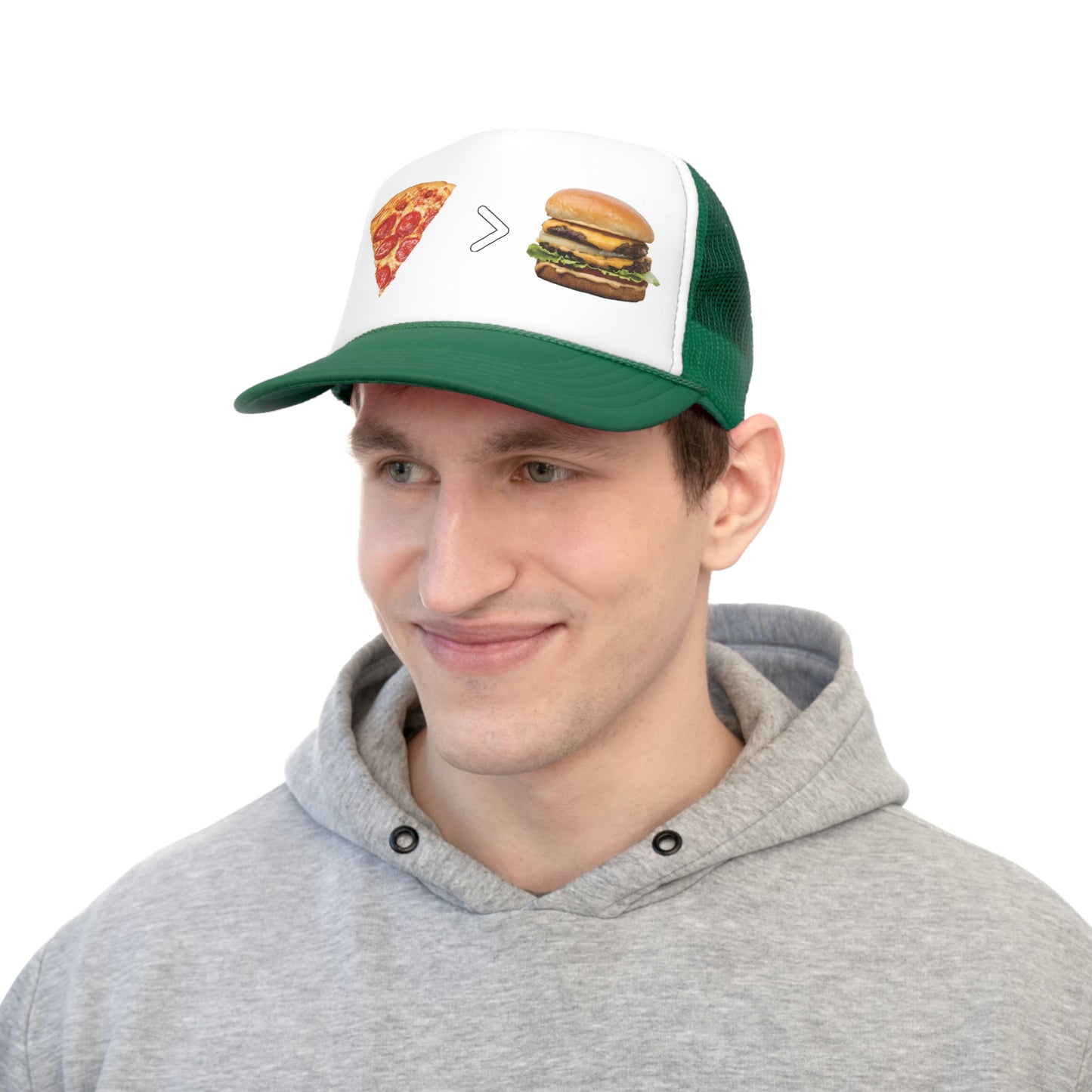 PIZZA GREATER THAN BURGER