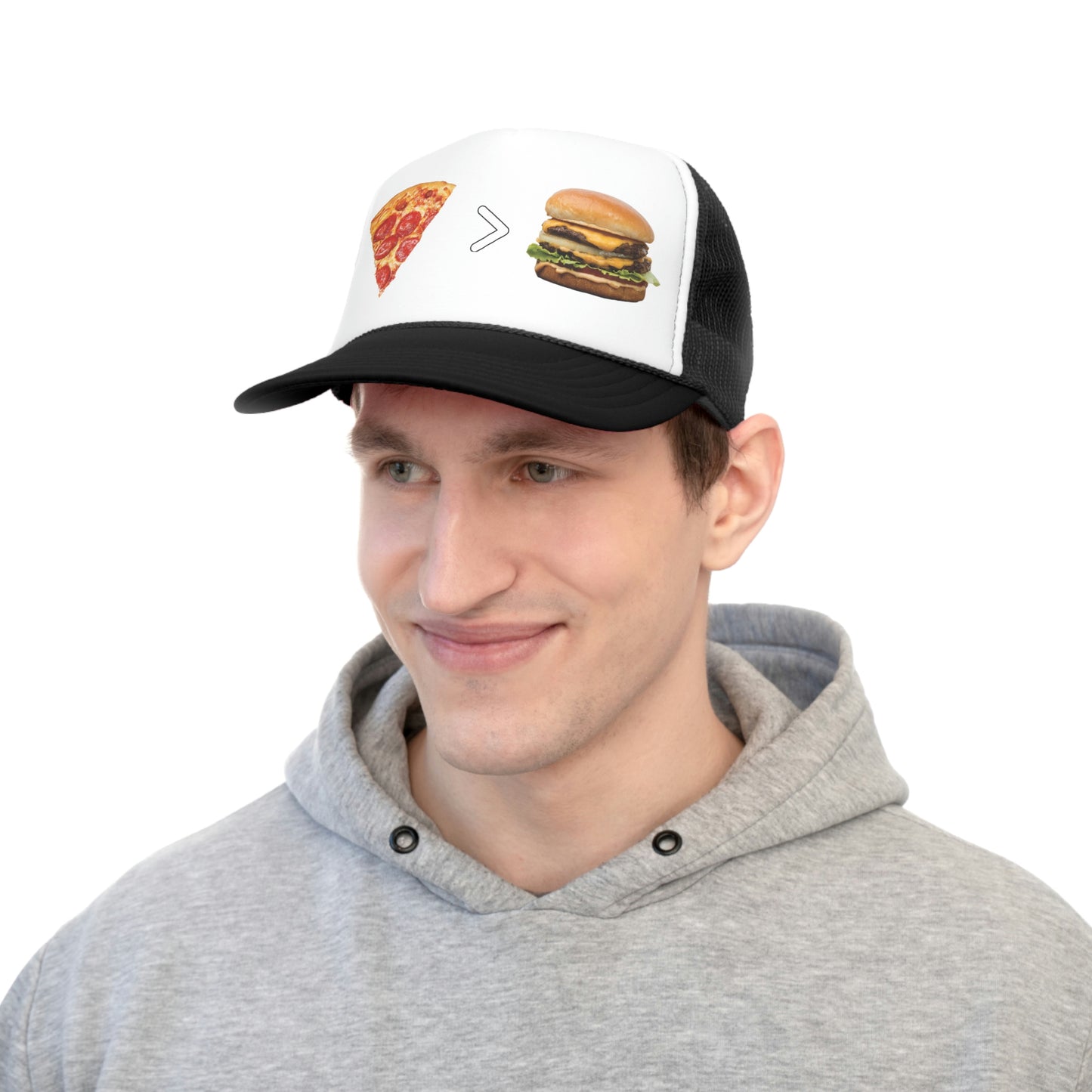 PIZZA GREATER THAN BURGER