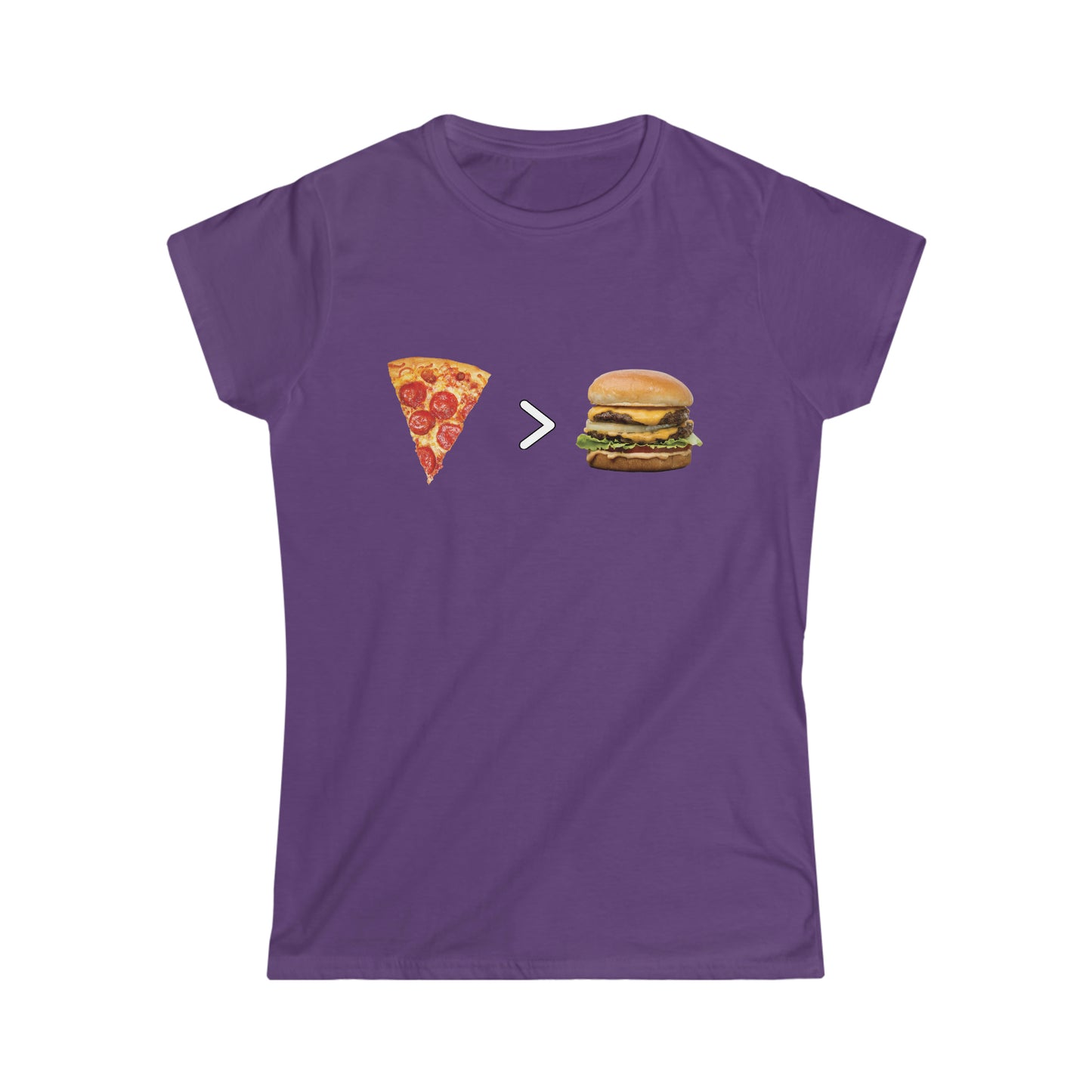 PIZZA GREATER THAN BURGER