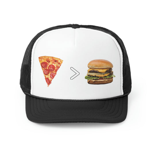 PIZZA GREATER THAN BURGER