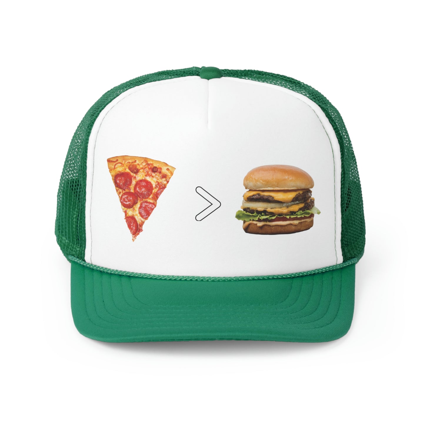PIZZA GREATER THAN BURGER