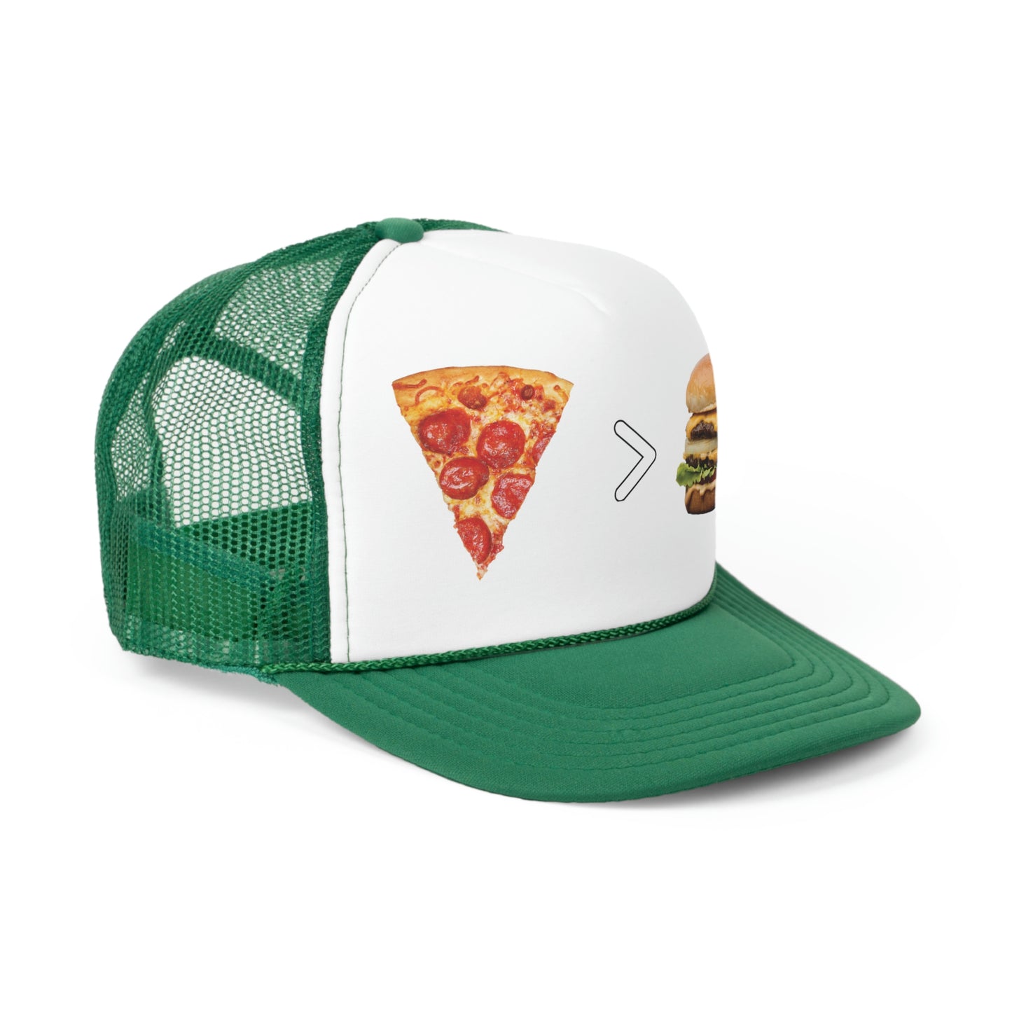 PIZZA GREATER THAN BURGER