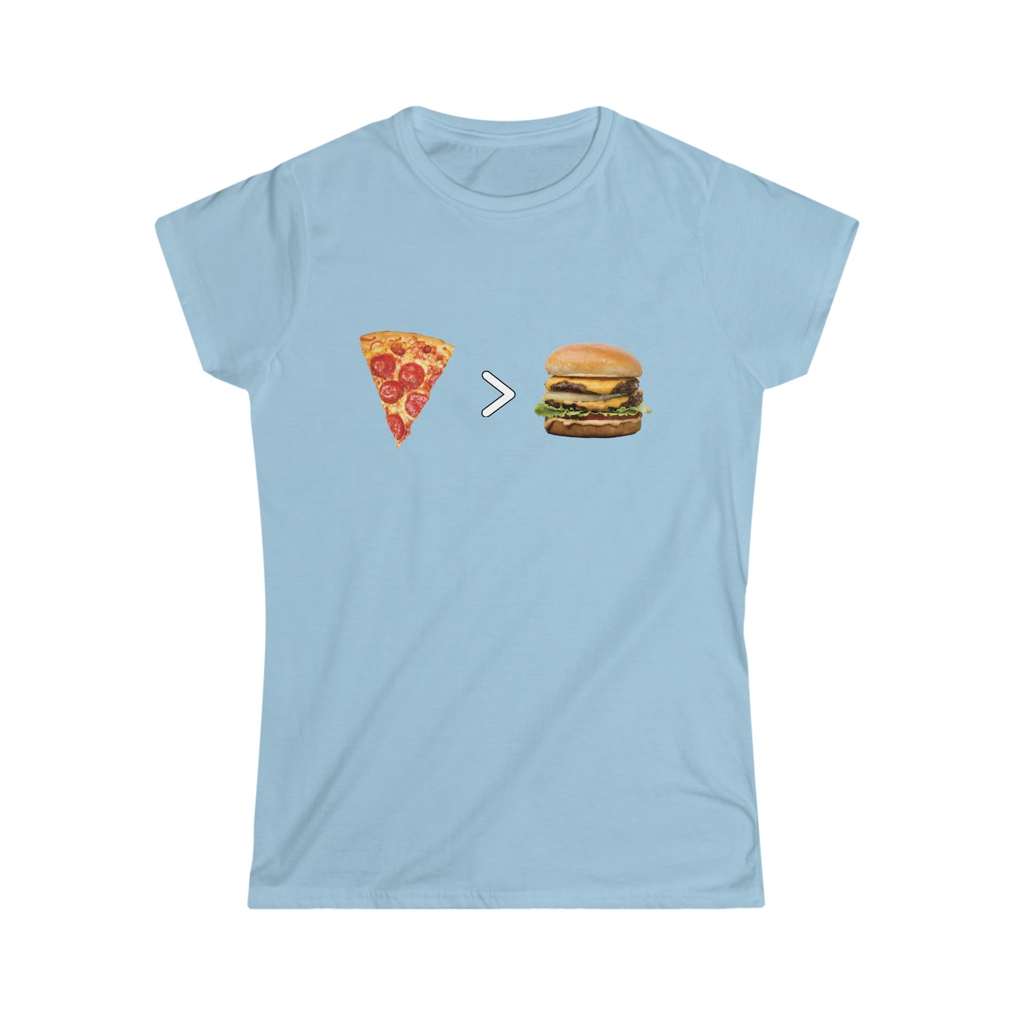 PIZZA GREATER THAN BURGER