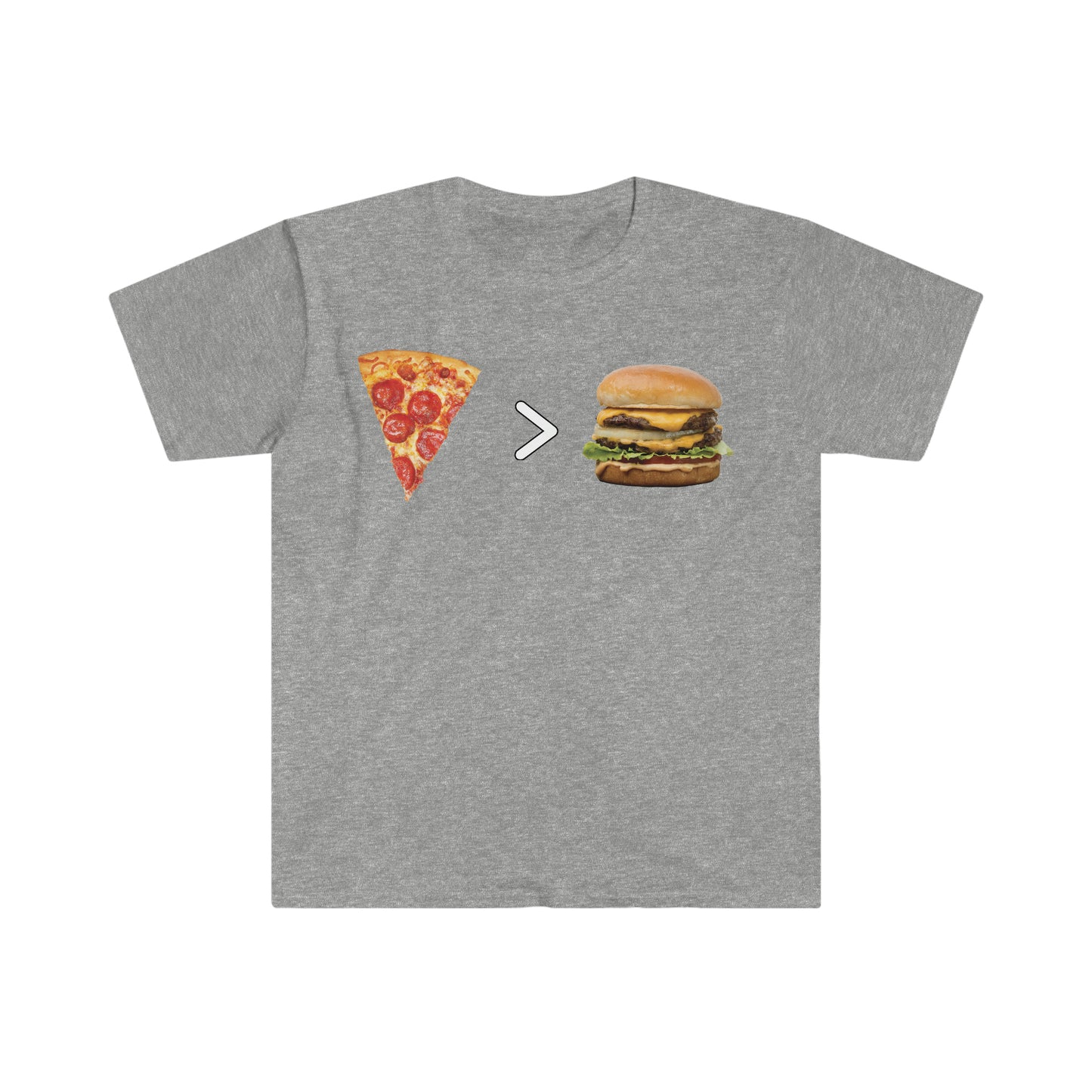 PIZZA GREAT THAN CHEESEBURGER