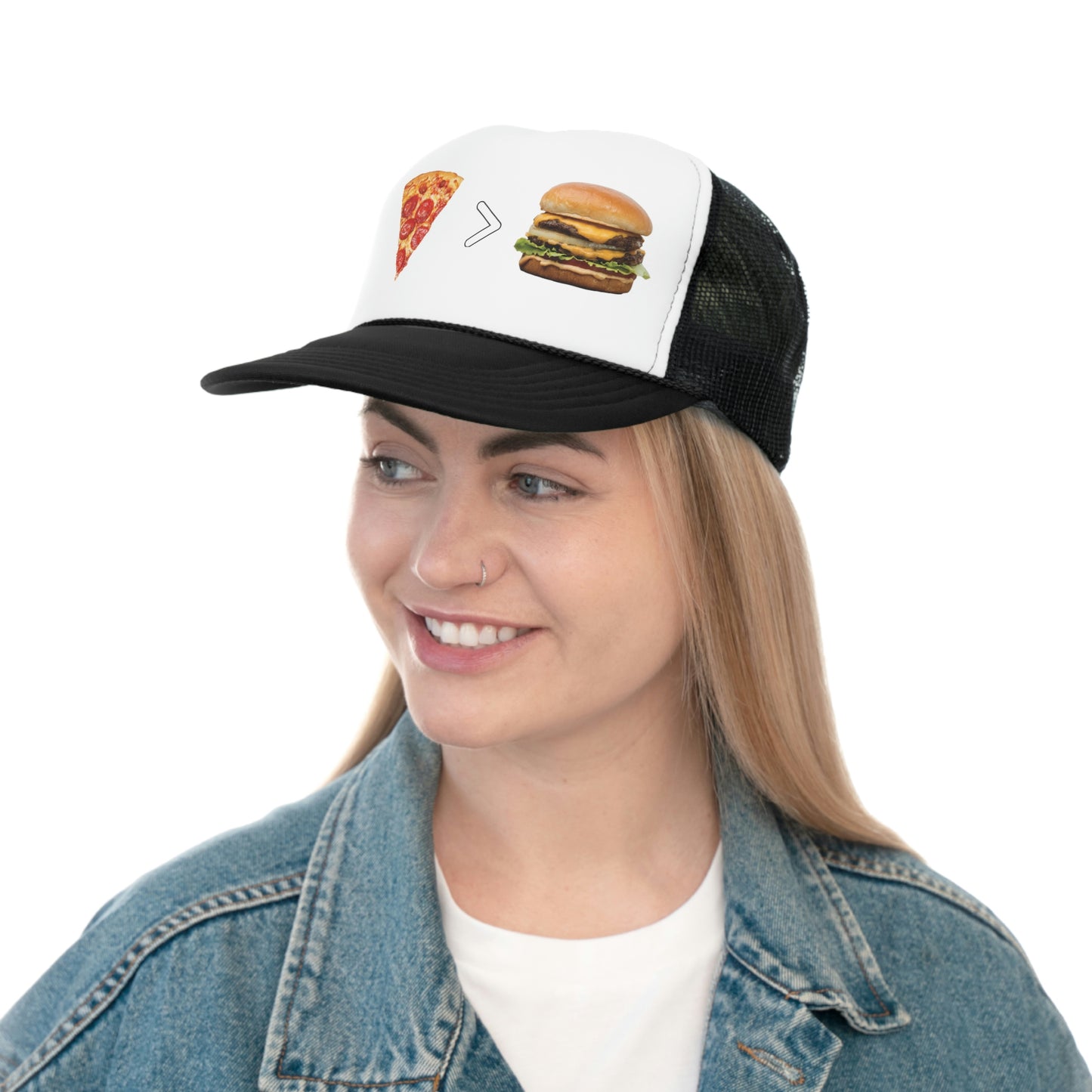 PIZZA GREATER THAN BURGER