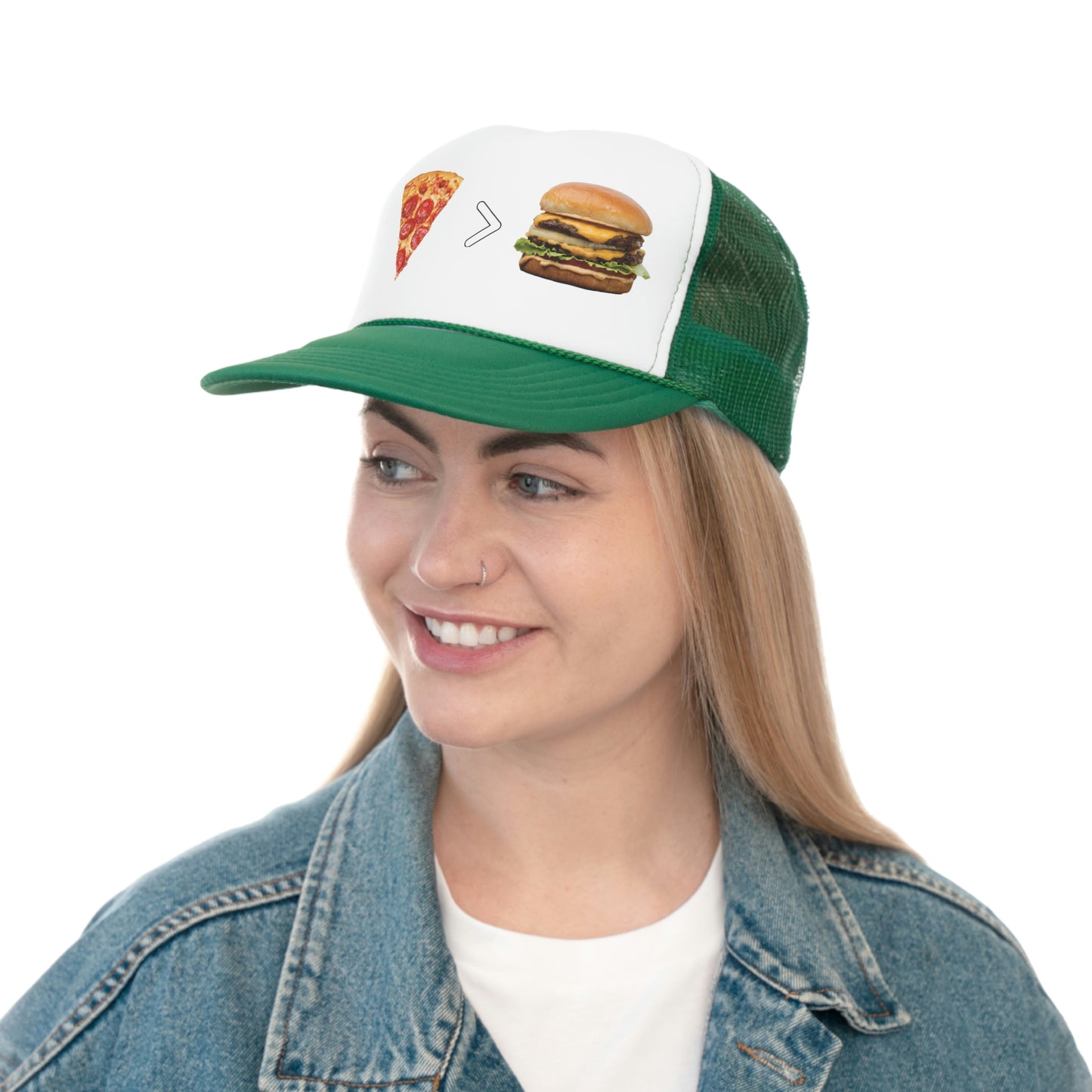 PIZZA GREATER THAN BURGER